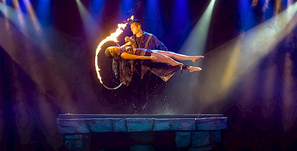 Greg Frewin Magic Show Levitation Scene
